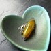 All About The Bead Necklace. Yellow Agate. Silver