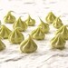 Cute Japanese Slicon Whip Cream Clay Sweets Embellishments - 21 Whip Cream Cabochons 5mm YELLOW