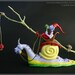 Candy is Dandy - OOAK dragon snail polymer clay sculpture cute monster