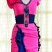 The Hot Pink Dress - One-of-a-Kind, Wearable Art Dress