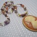 CLEARANCE Peach Cameo Necklace