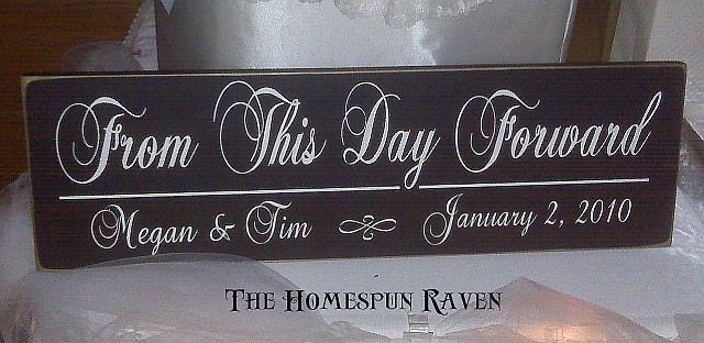 CUSTOM Wood Handpainted Wedding Sign Gift DESIGN your OWN Primitive Plaque