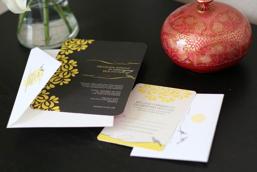 Lemon Drop Wedding Invitation Pdf Printable Diy From Citruspressco