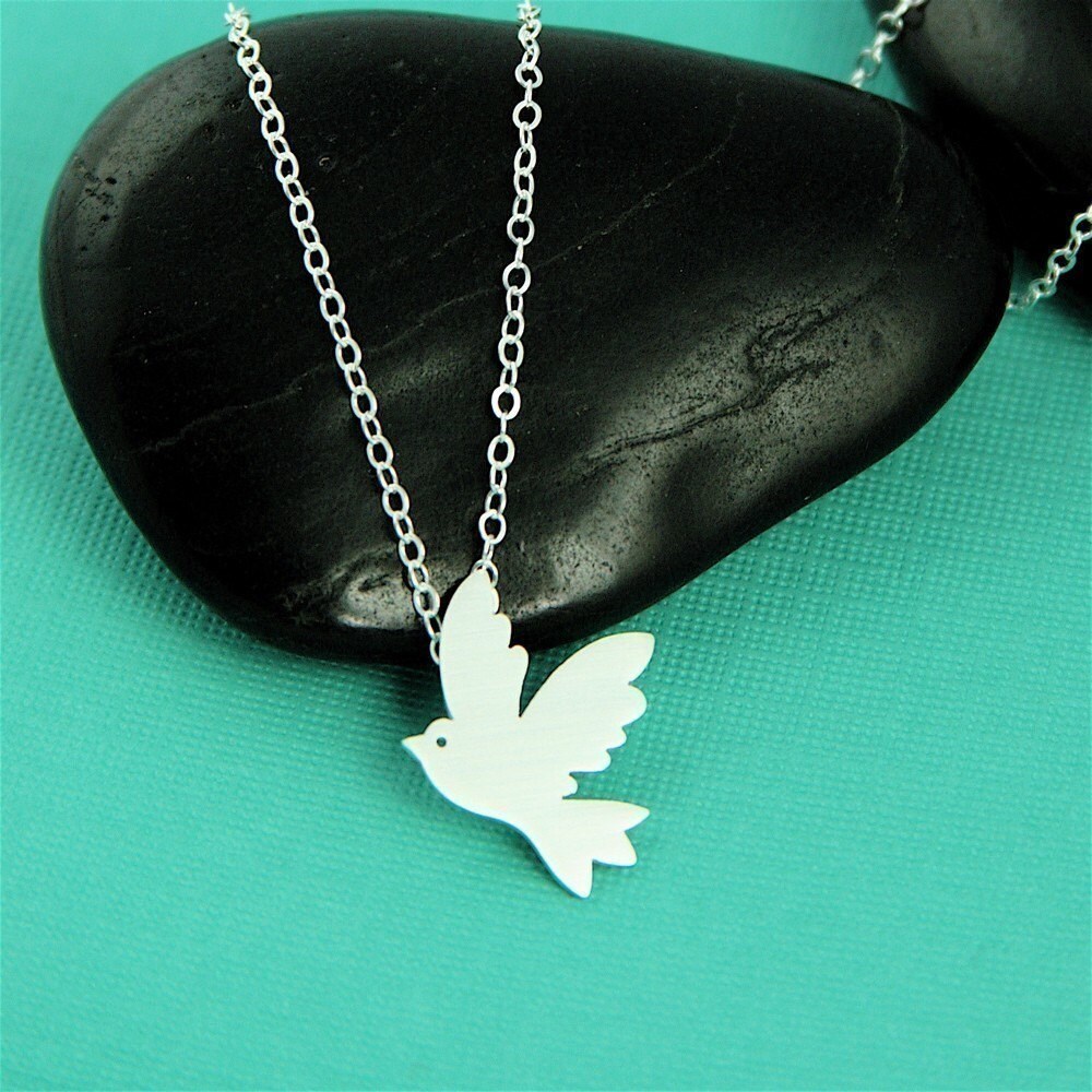 Turquoise Peace Dove Necklace From The