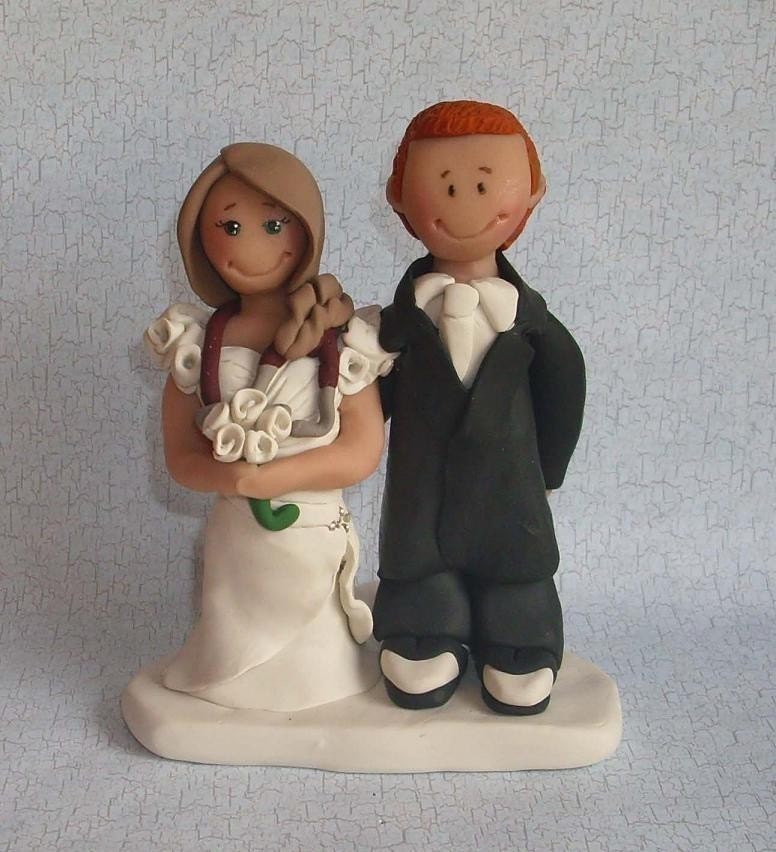 Wedding Cake Topper Custom Toon Featured in Wedding Style Magazine