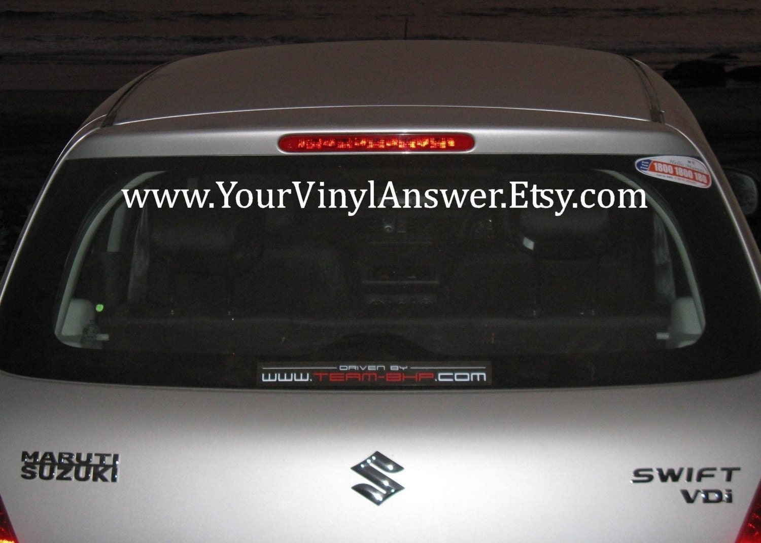 Car Decal Advertisement