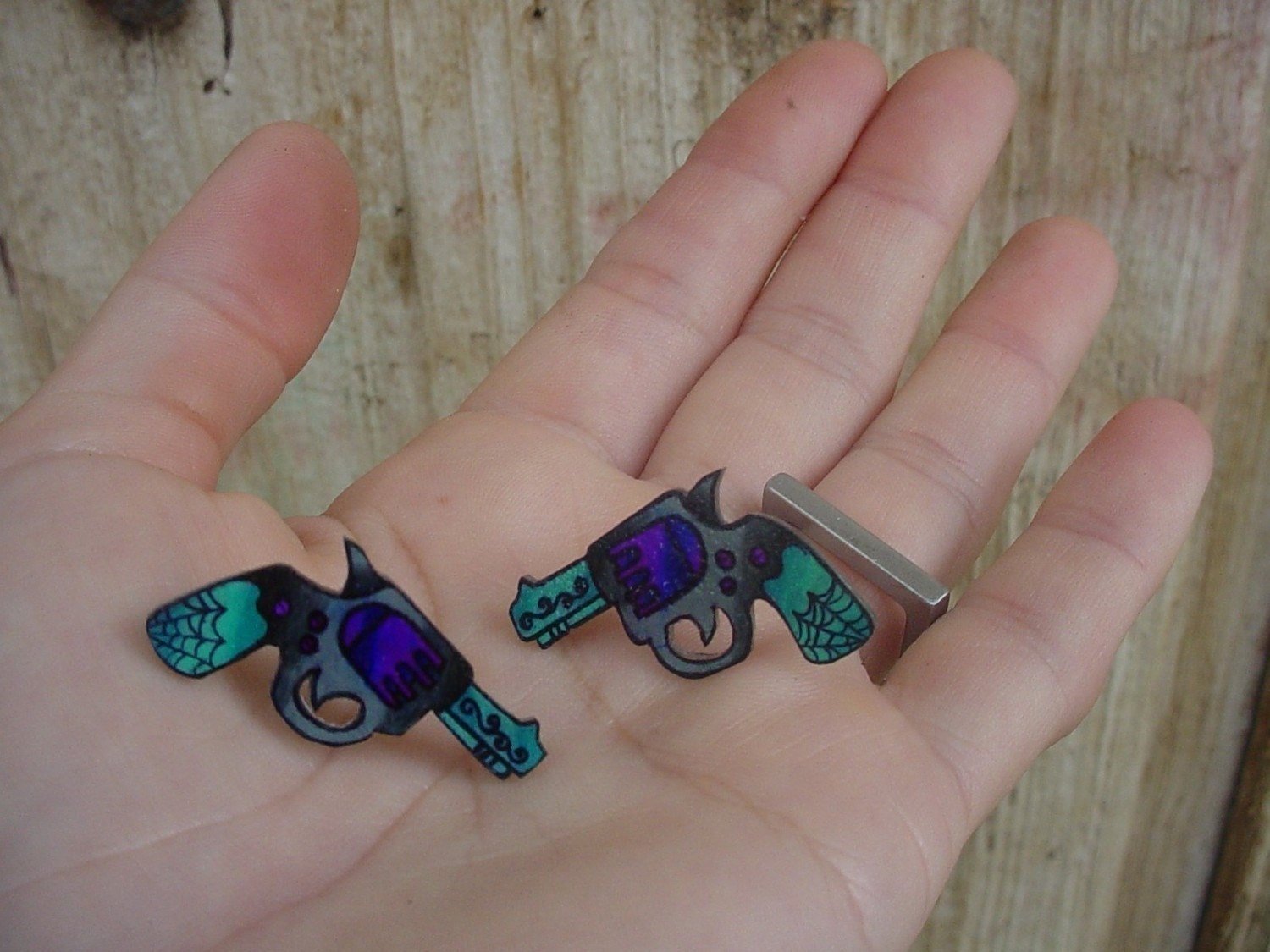 sweet little purple and teal