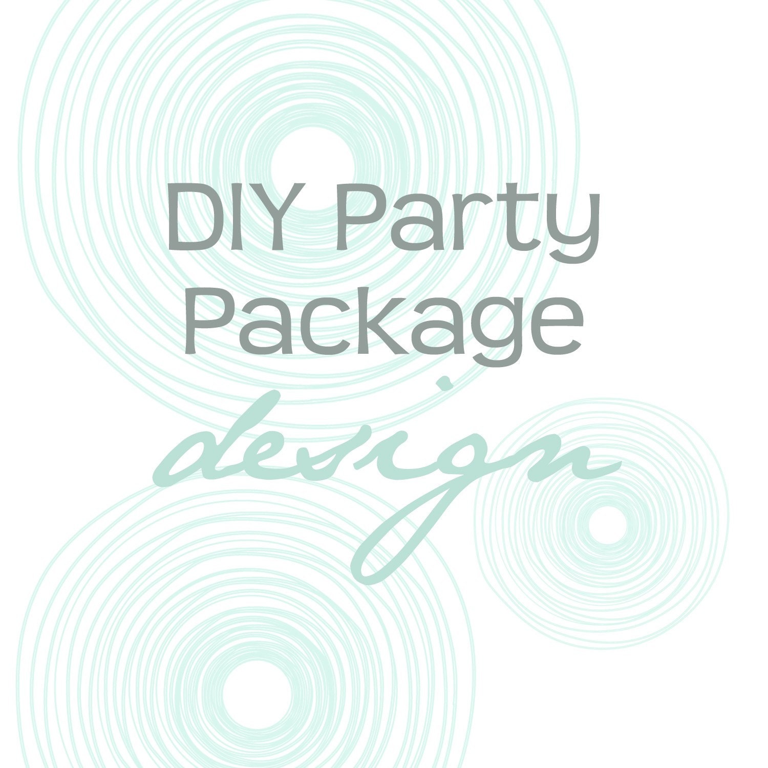 DIY Printable Party Package