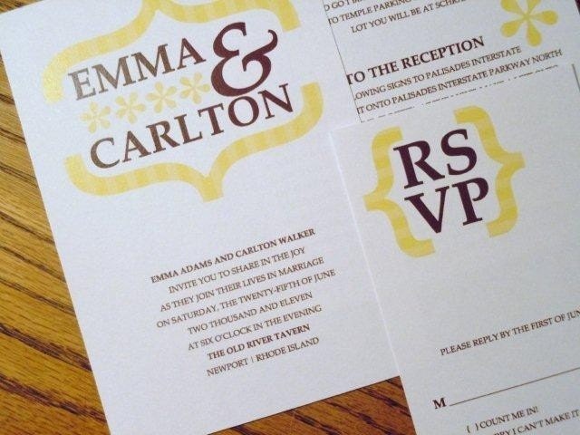Printable Wedding Invitations DIY Digital File