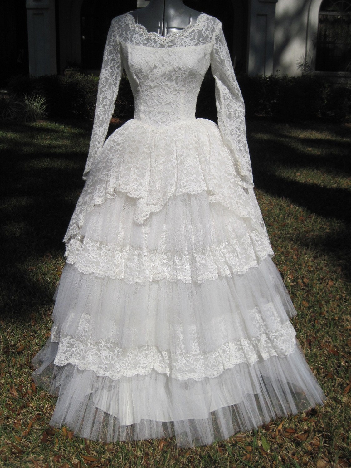 Vintage Wedding Dress 1950s