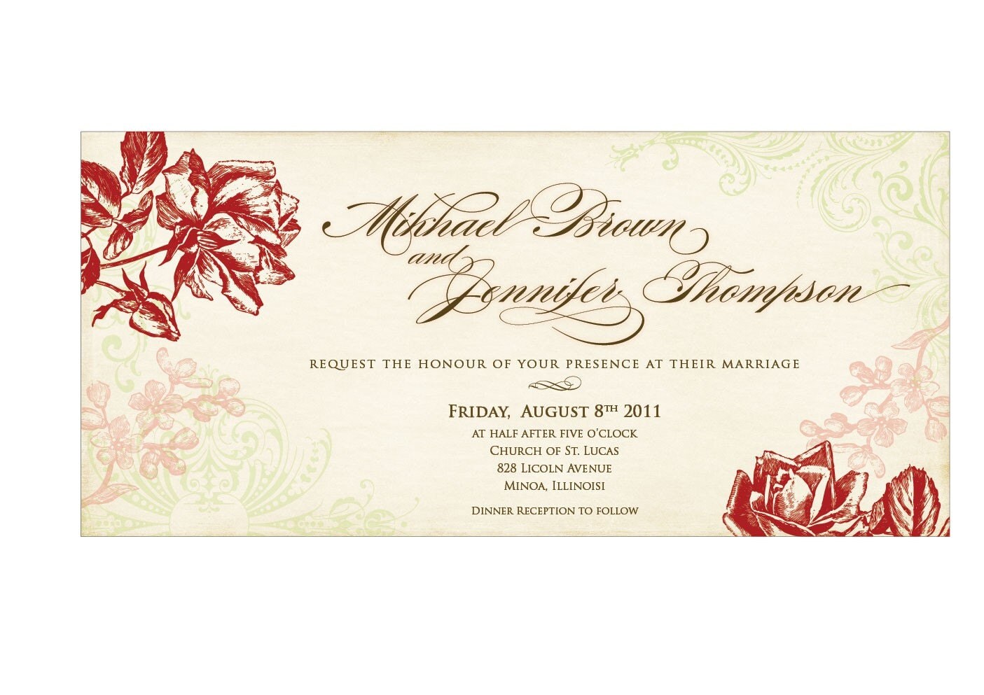 wedding invitation card designs templates