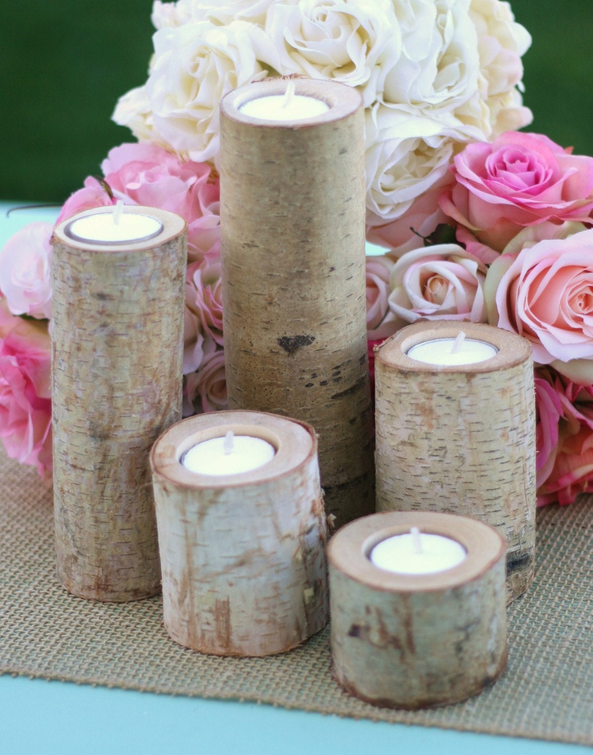 25 LARGE Centerpiece Votive