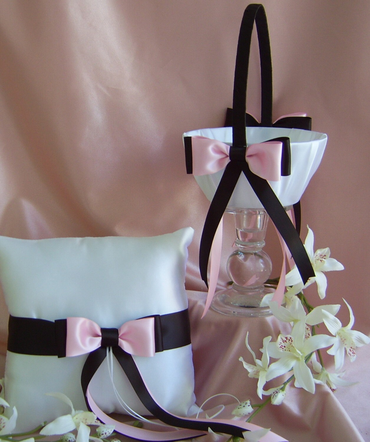 Black and Pink Wedding