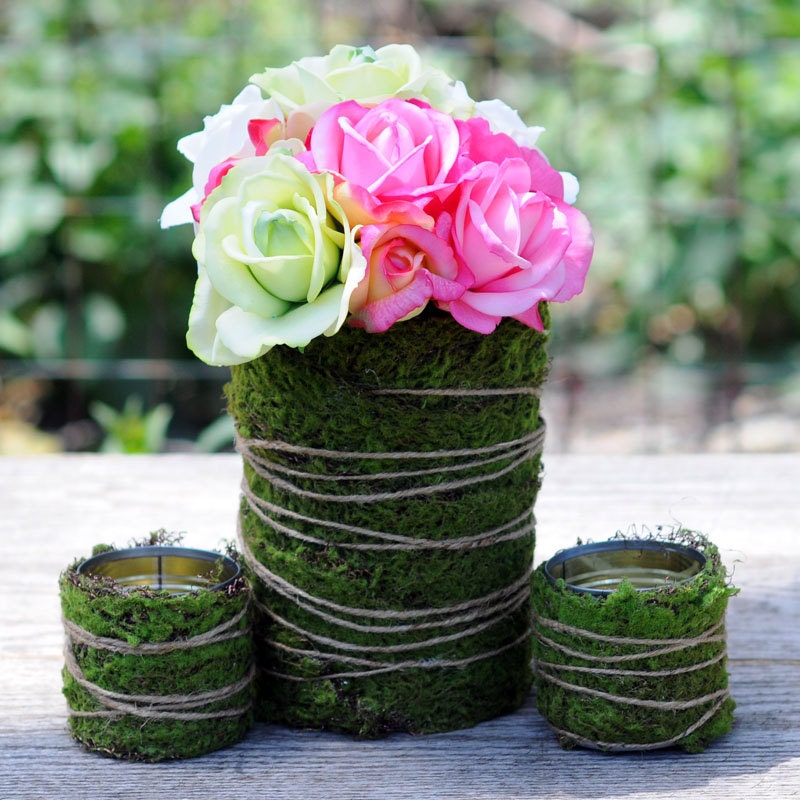  containers vase for your Woodland Wedding Event Outdoor Reception DIY