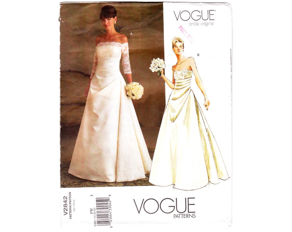 Vogue Wedding Dress Pattern