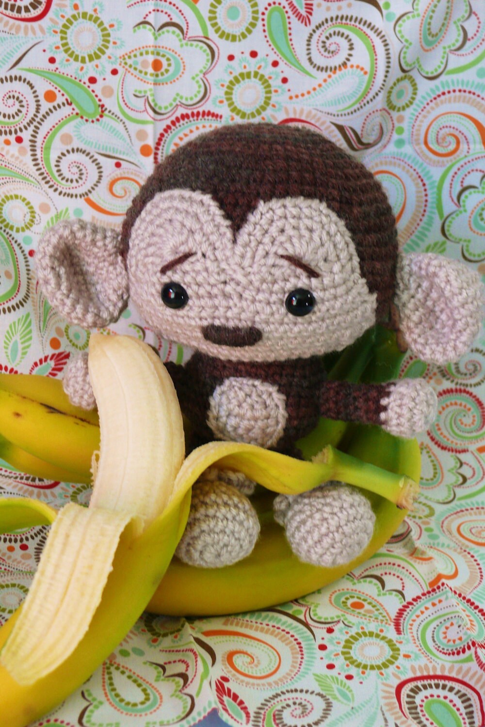 Monkey Amigurumi Crochet Pattern froM Caron Yarn | FaveCrafts.com