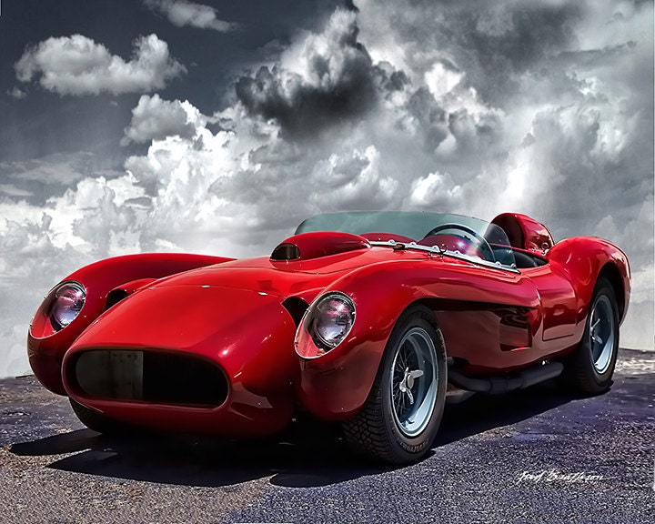 1957 Ferrari 250 Testa Rossa 8x10 Print