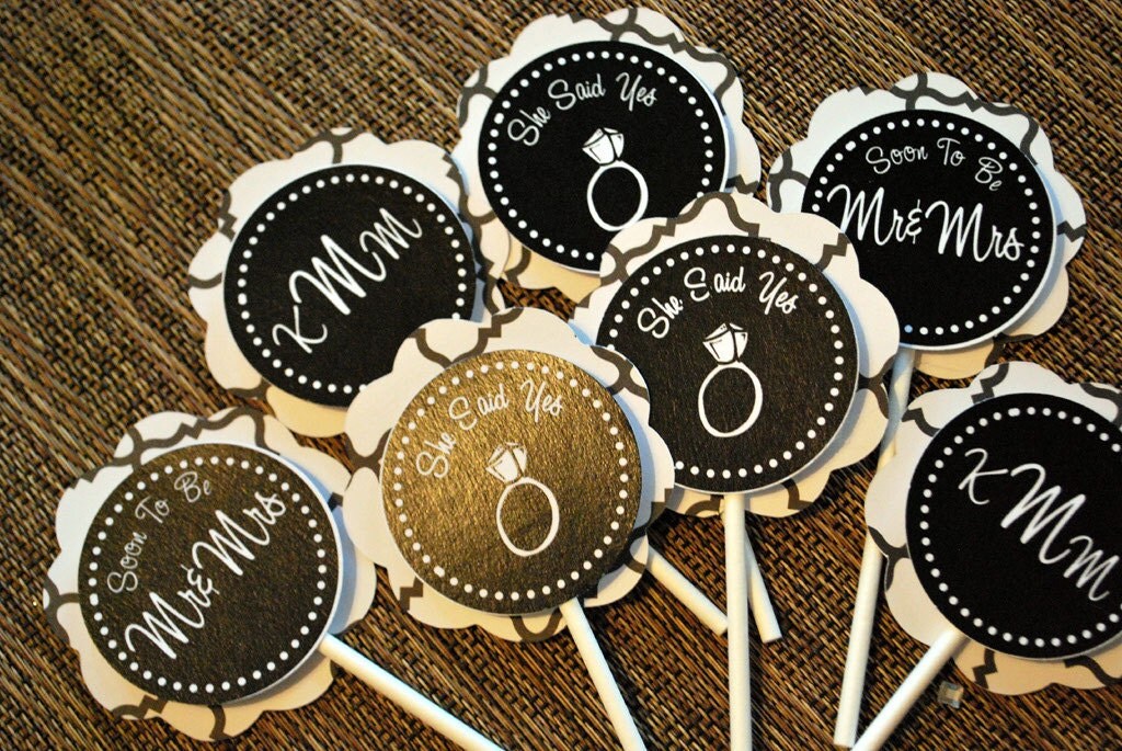 Wedding Cupcake Toppers images