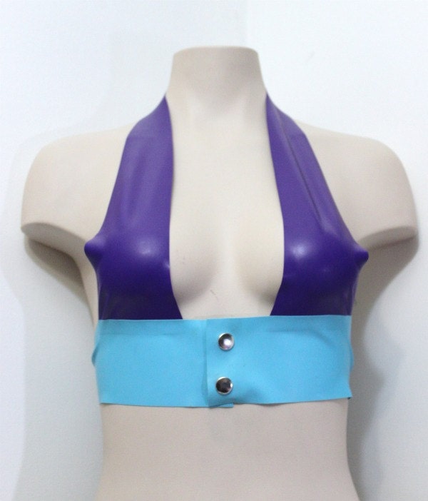 This bikini top is made using high quality 045 mm thick latex sheeting