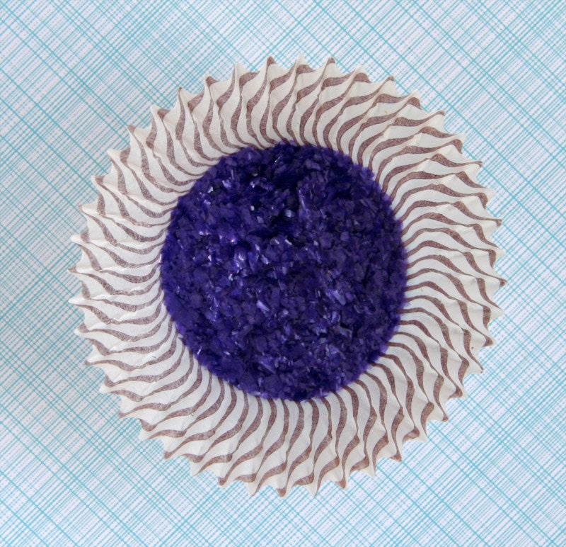 purple cupcake wedding cakes