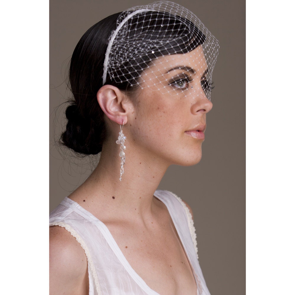 wedding hairstyle birdcage wedding hairstyle birdcage