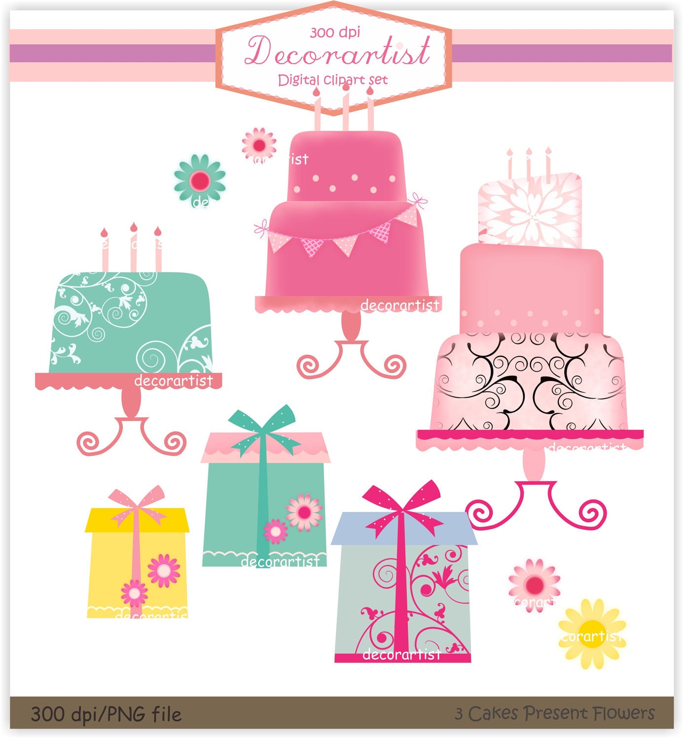 country cakes cupcake wedding graphics clipart