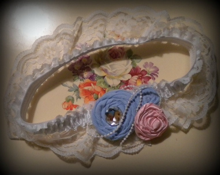 wedding garter belt something new and blue From betsysstuff