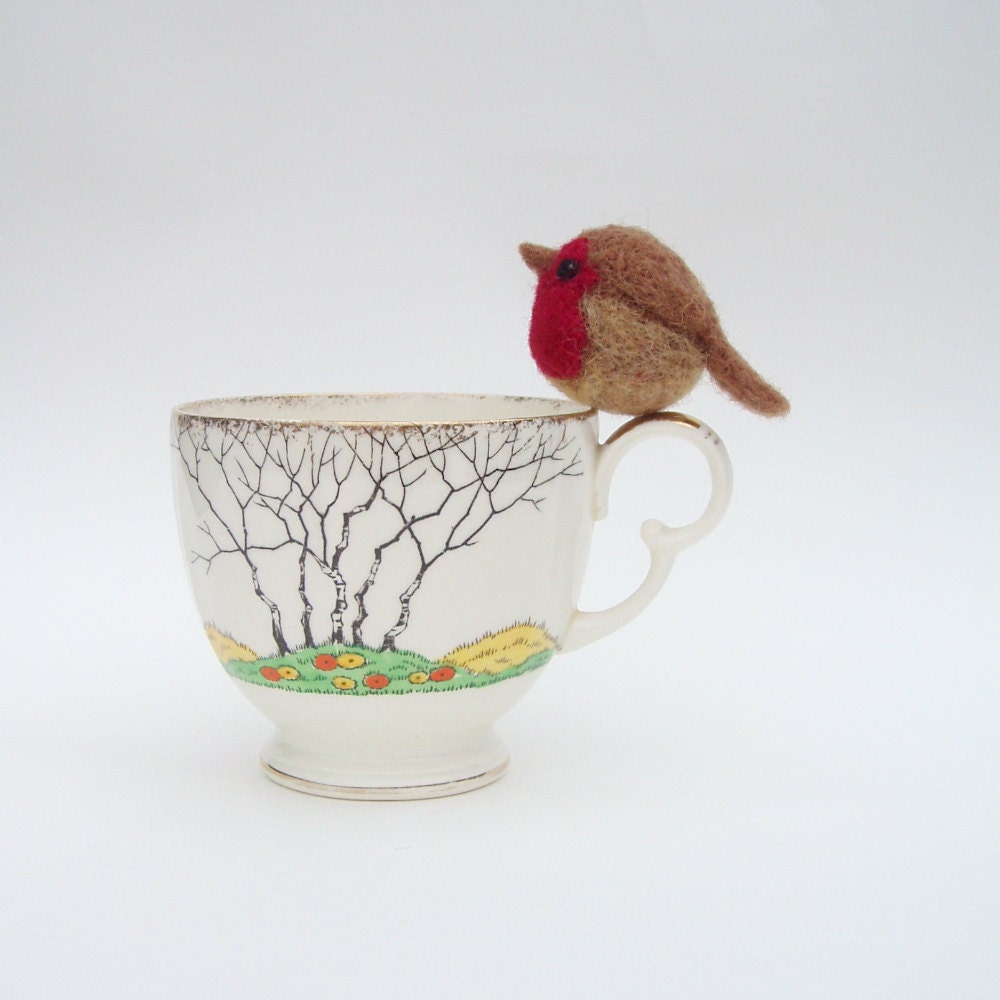Felted Robin