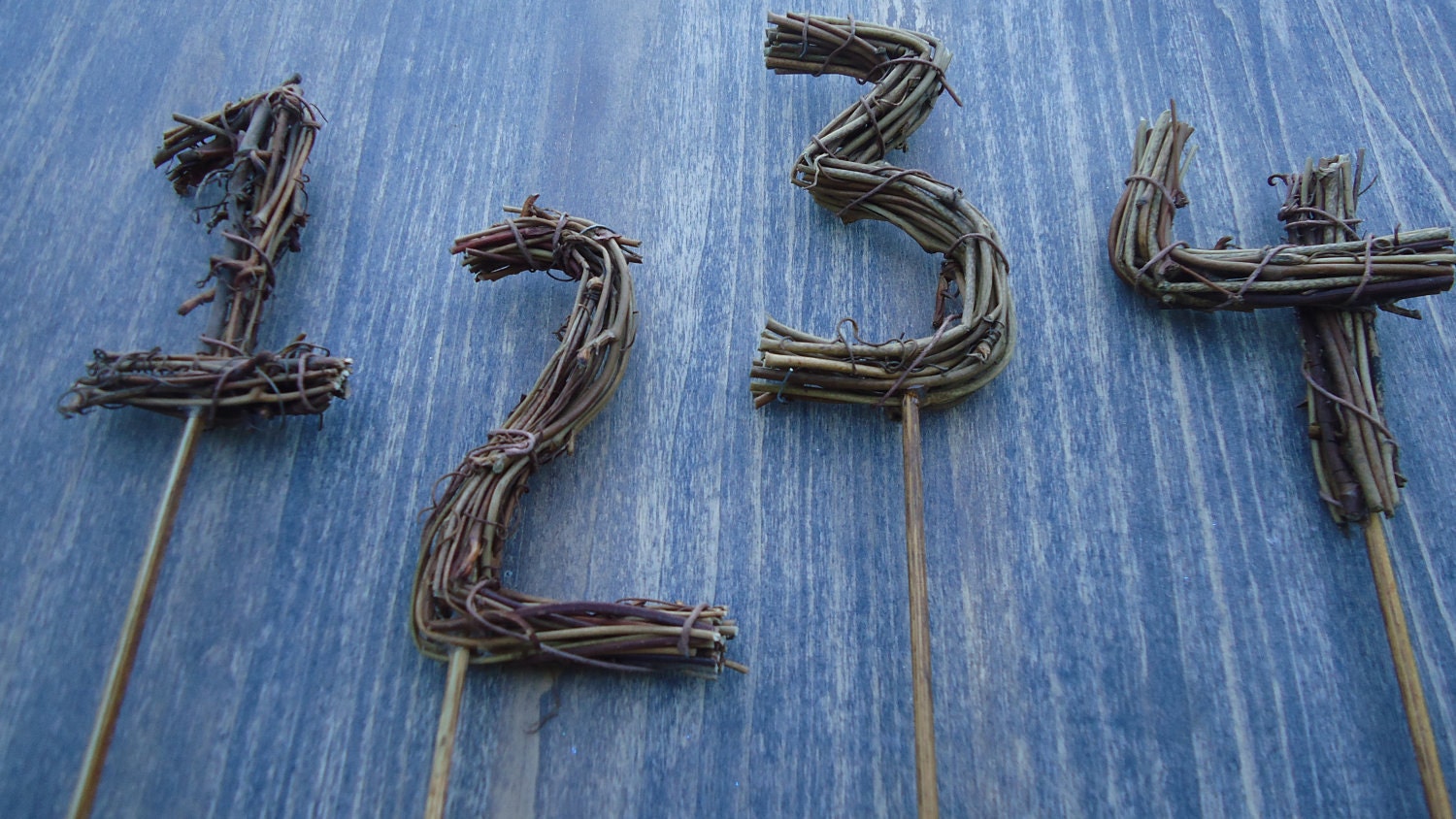 Forest Table Numbers Natural