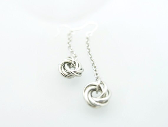 Baby Love Knots Dangle Earrings by JeannieRichard Baby Love Knots Dangle Earrings by JeannieRichard