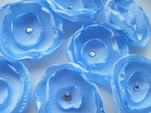 Sky Blue Wedding Table Decoration x 10 From ABespokeTouch