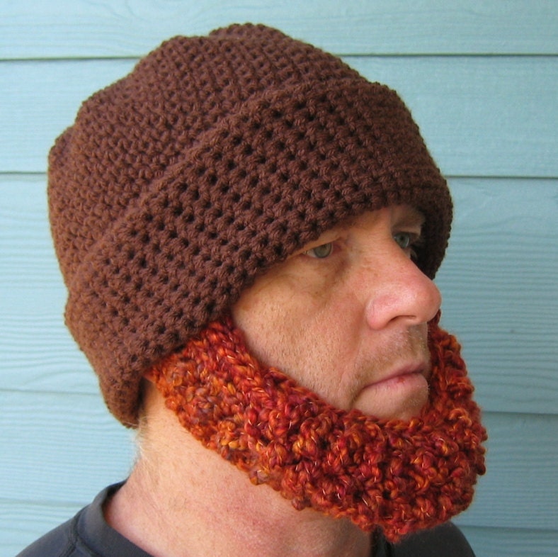 Crochet Beard Pattern Beanie Crochet 2 Looks 1 Beard Tutorial pdf Top 