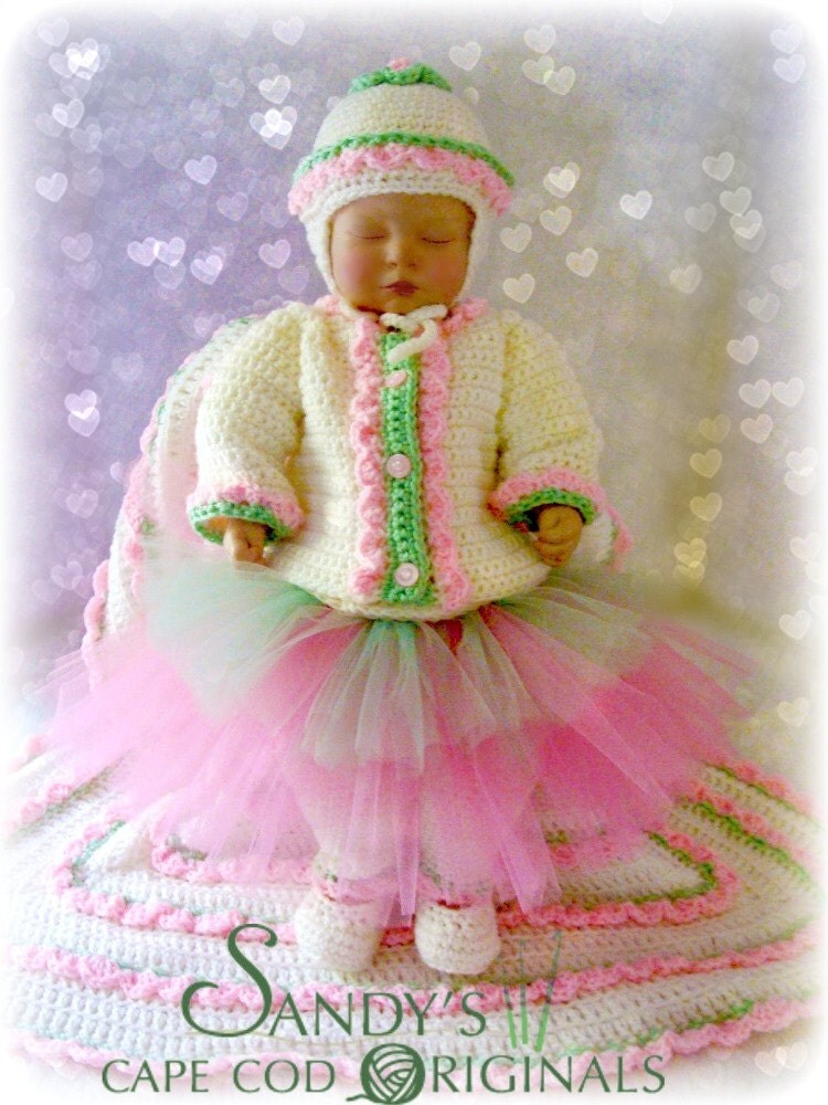 Aesthetic Nest: Crochet: Picot and Lace Layette