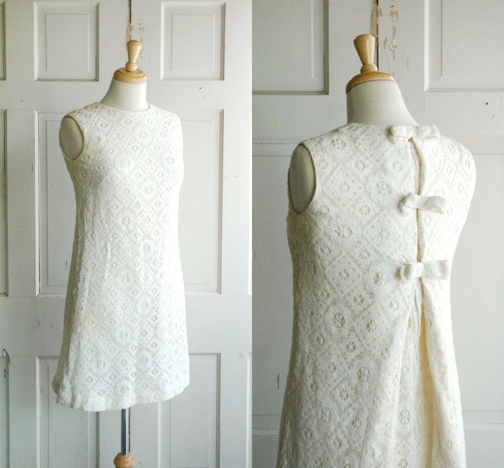 1960s simple short wedding dresses