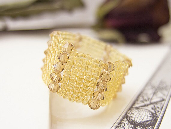 Topaz Swarovski Crystal Ring