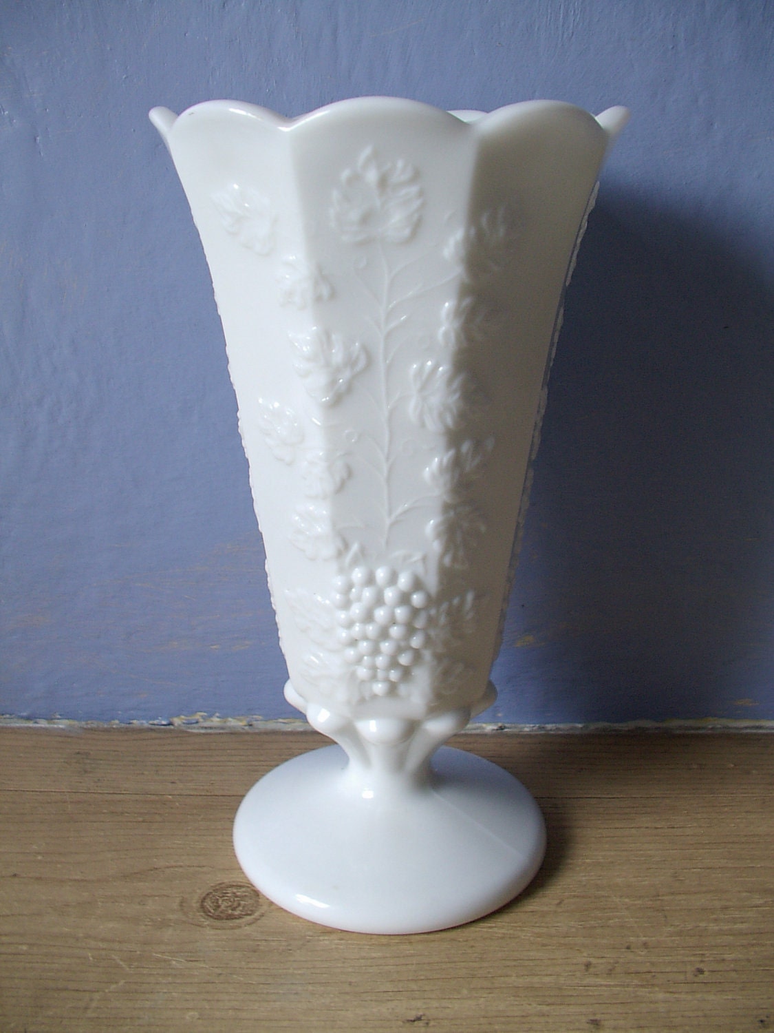 Vintage White Vase 6