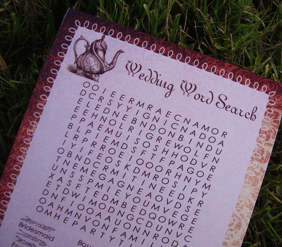 Misc Things that dont fit elsewhere word search Free royal wedding word