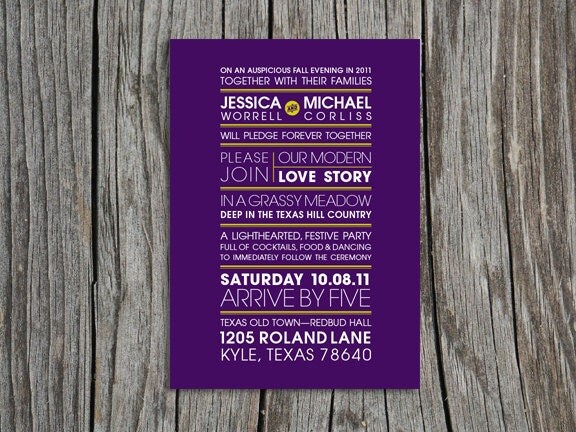 Custom Printable Wedding Invitation Response Card and Tie Tag MODERN LOVE