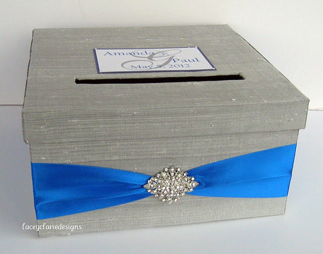 Wedding card box wedding card gift card holder custom made