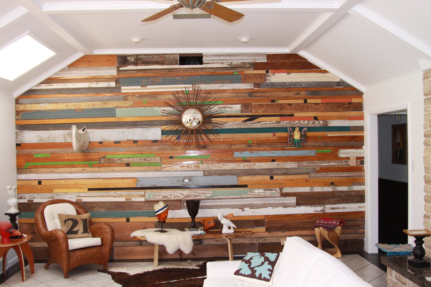 Wood Paneling With a History: Reclaimed Wood For Interiors