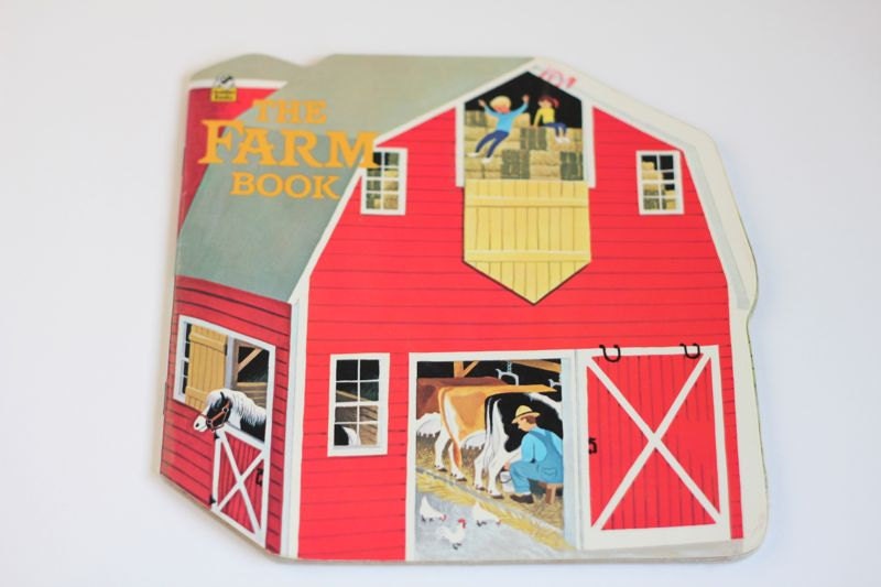 The Farm Book (A Golden Super Shape Book) Jan Pfloog