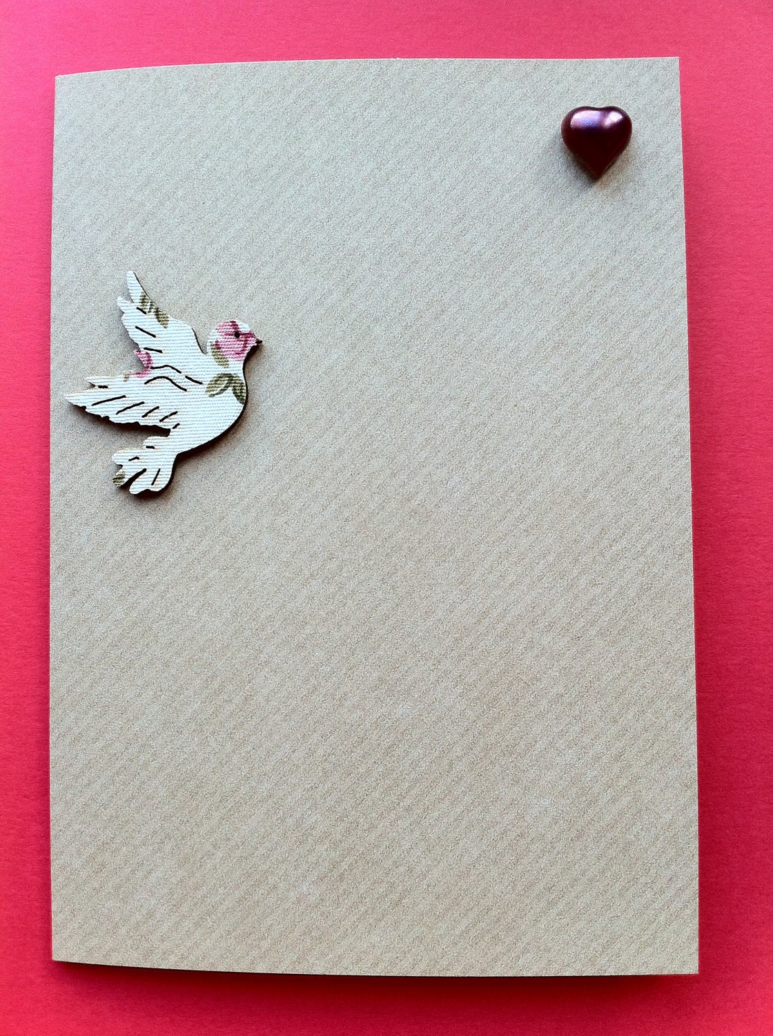 Dove Flying to Heart Card by The Dinky Dove Dove Flying to Heart Card by The Dinky Dove