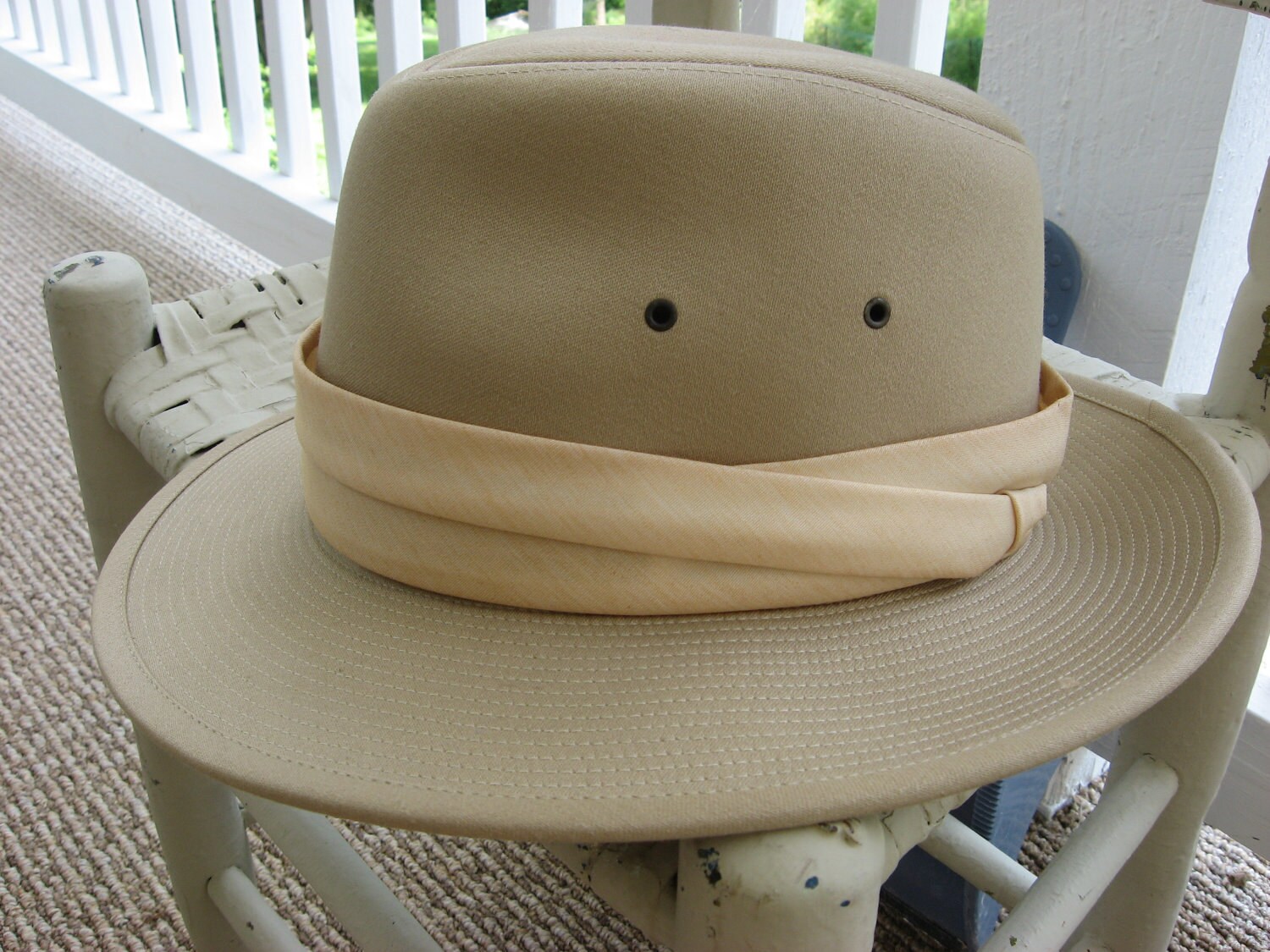 Mens Banana Republic Rare Vintage Fedora Safari Hat eBay