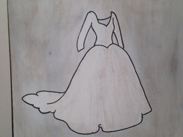 Wedding dress art From fullcirclecre8