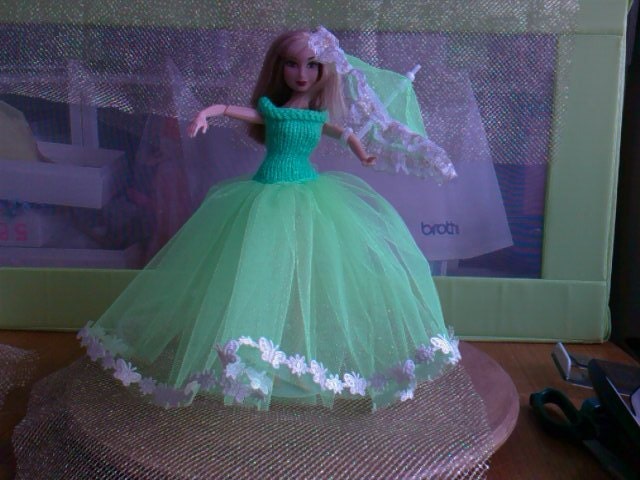 New Handmade BARBIE DOLL CLOTHES Royal Wedding inspired designed and made by