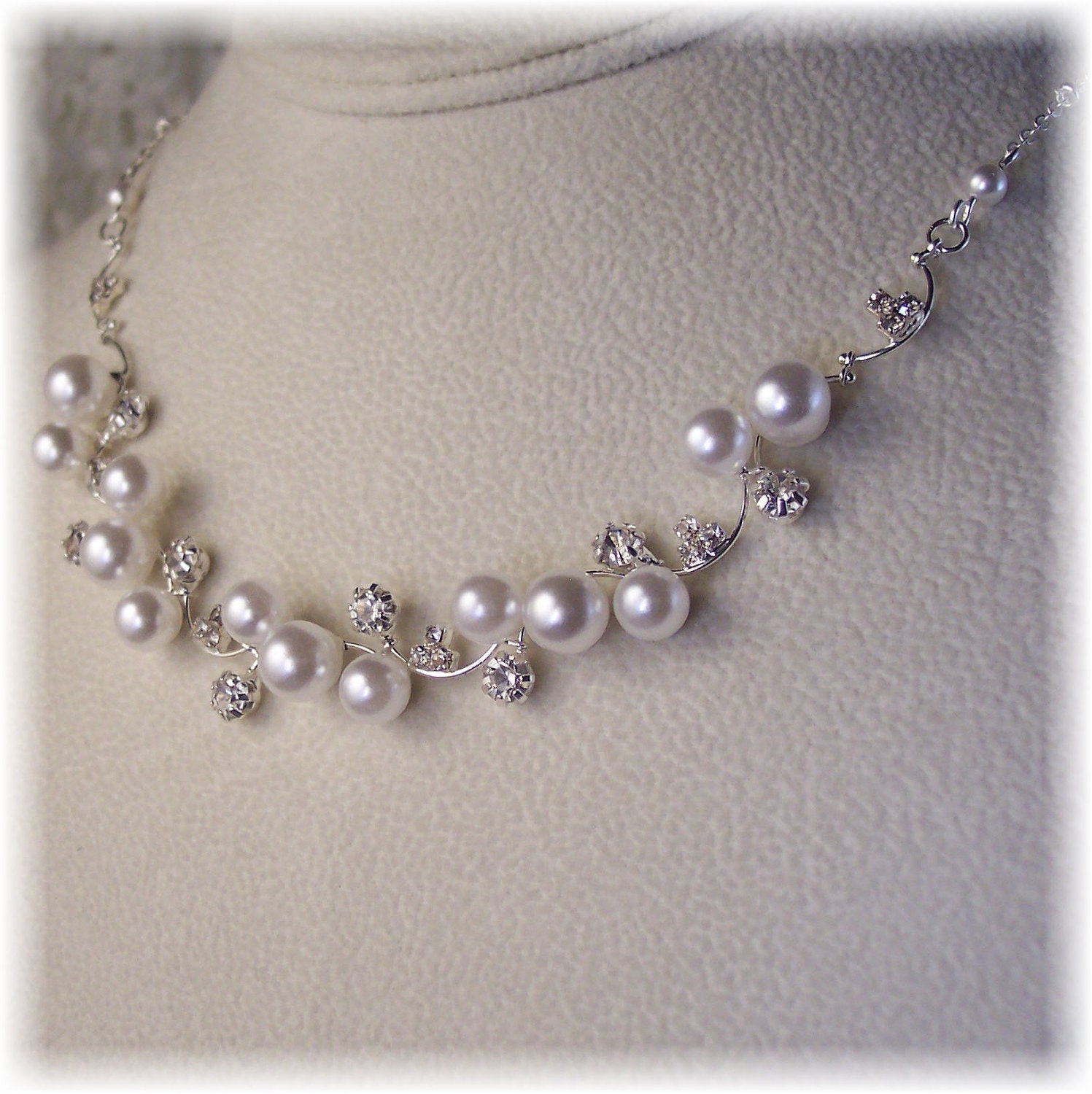 New PearlsRhinestone Bridal Necklace Jewelry PROM/FORMAL FASHION eBay