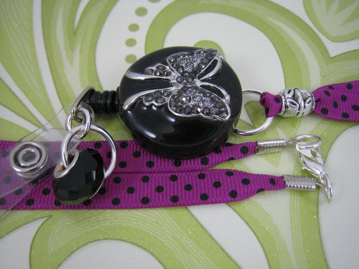 Fancy id reel holder