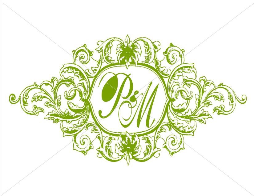 Custom Digital Wedding Monogram wedding monogram monogram logo 