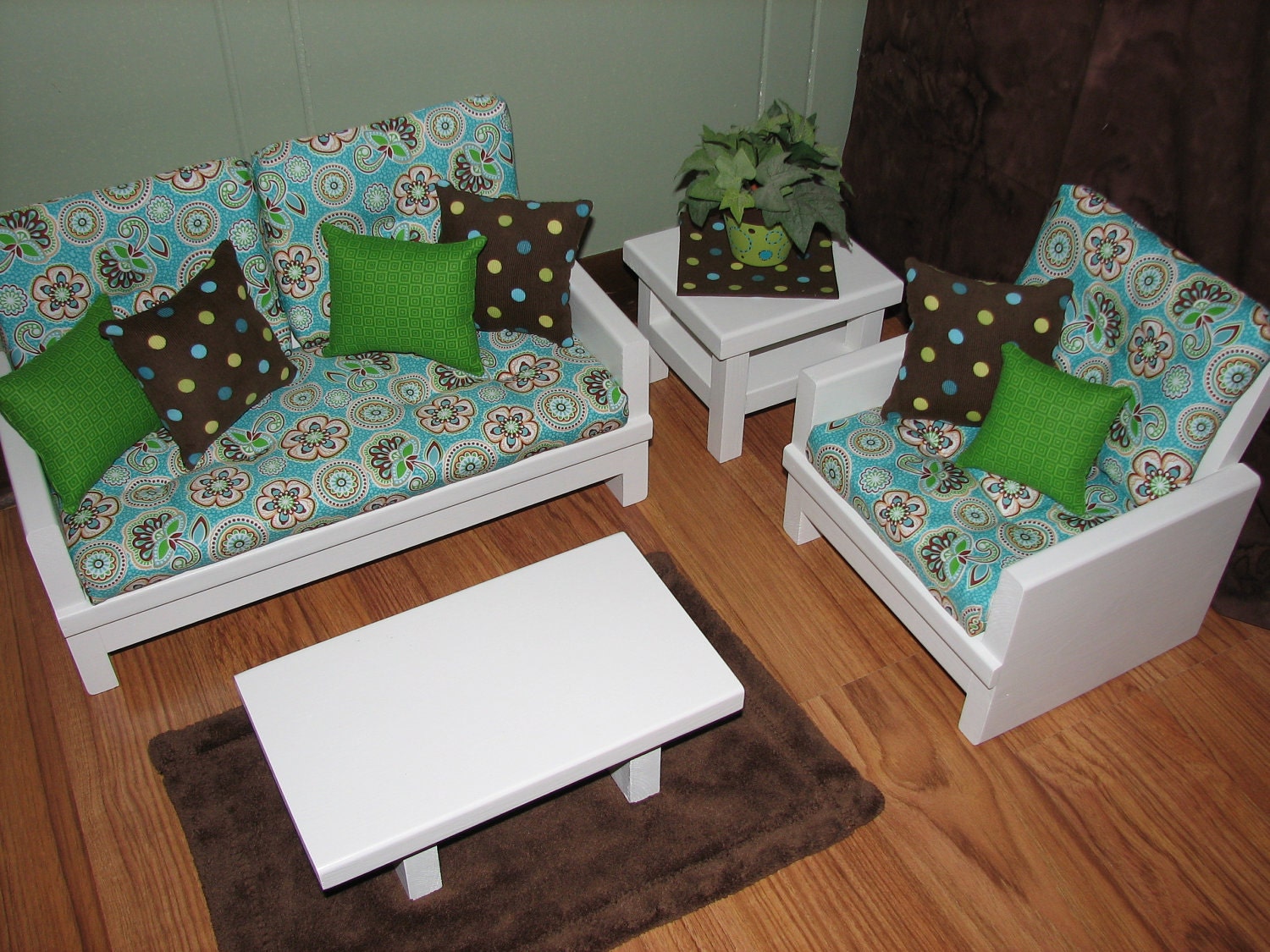 18 inch doll living room furniture