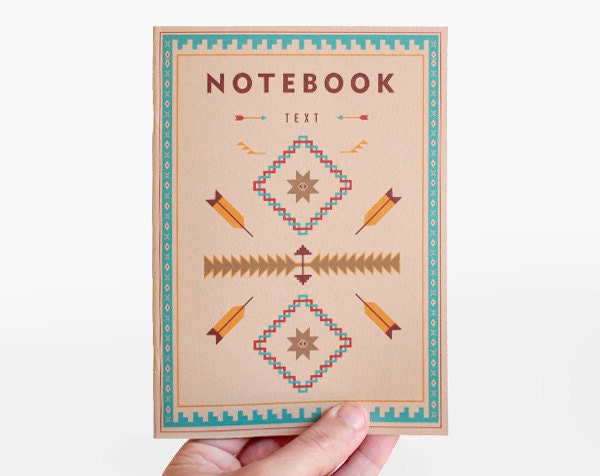 Notebook TEXT craft tribal edition limited edition of 10 note books